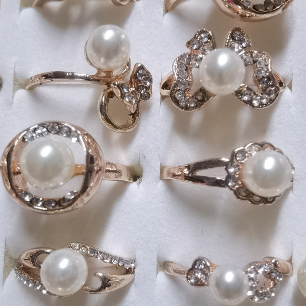 Popular accessories, rhinestone rings 4 thumbnail