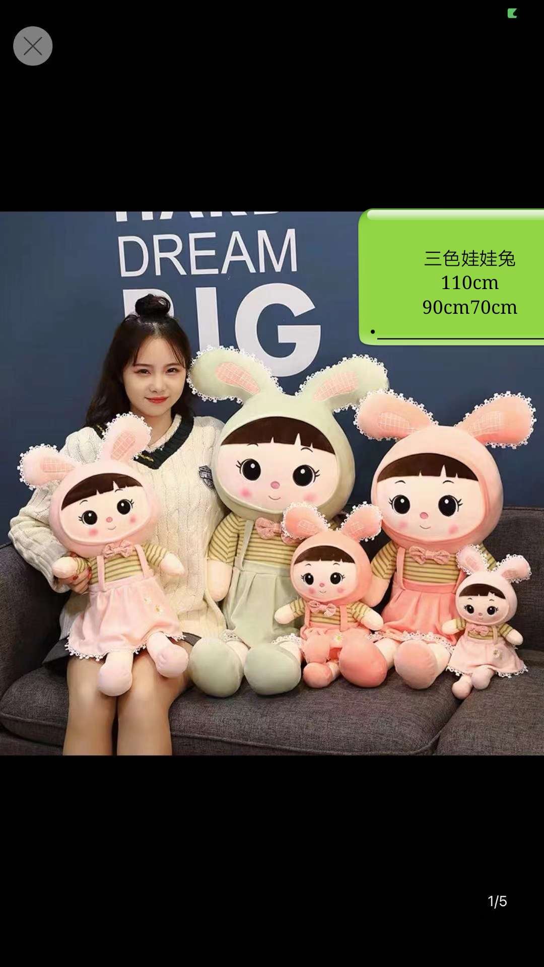 Couple rabbit plush toys, dressing up rabbit boys and girls style plush dolls Application Scenario