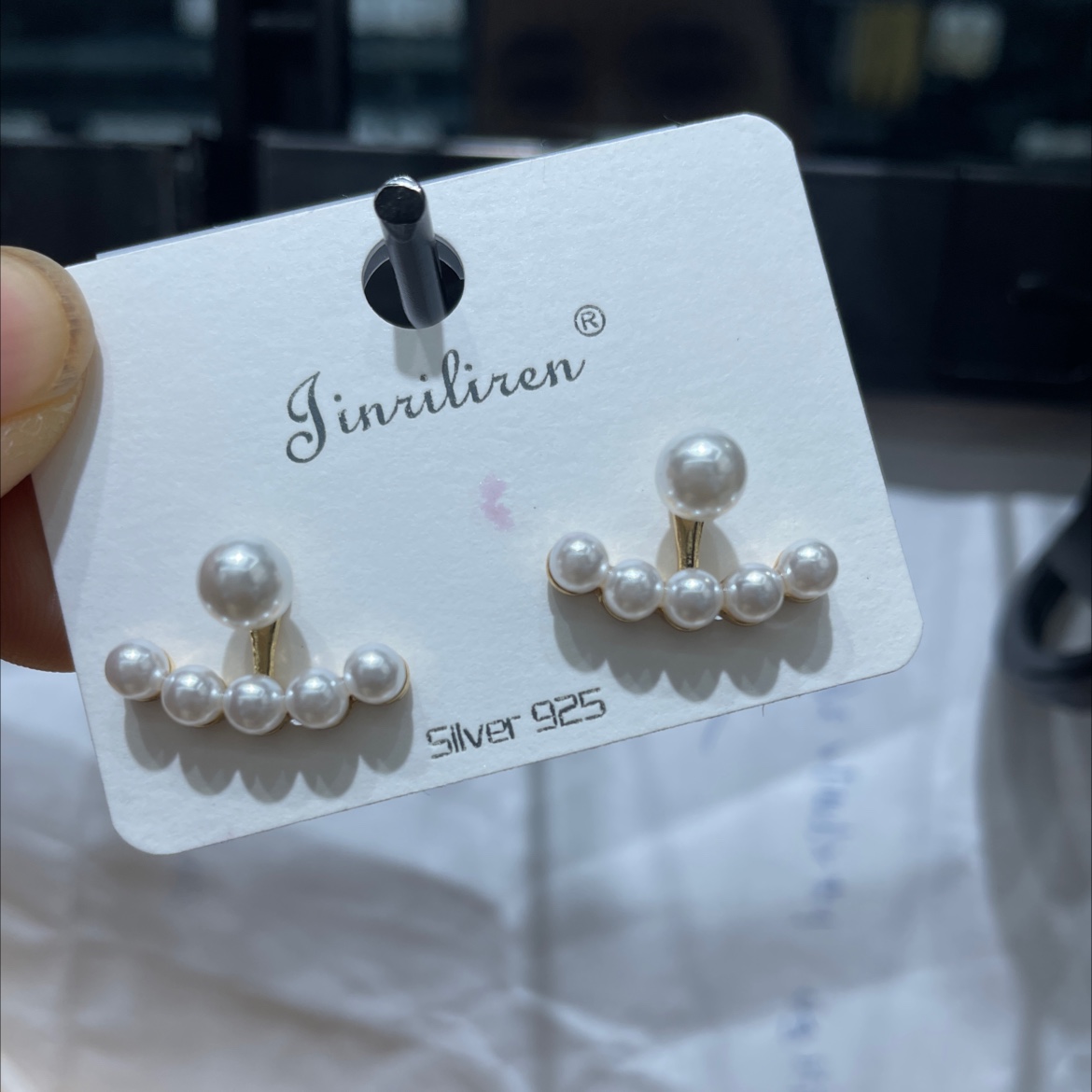 Today beauty Korean version pearl two wear design style
