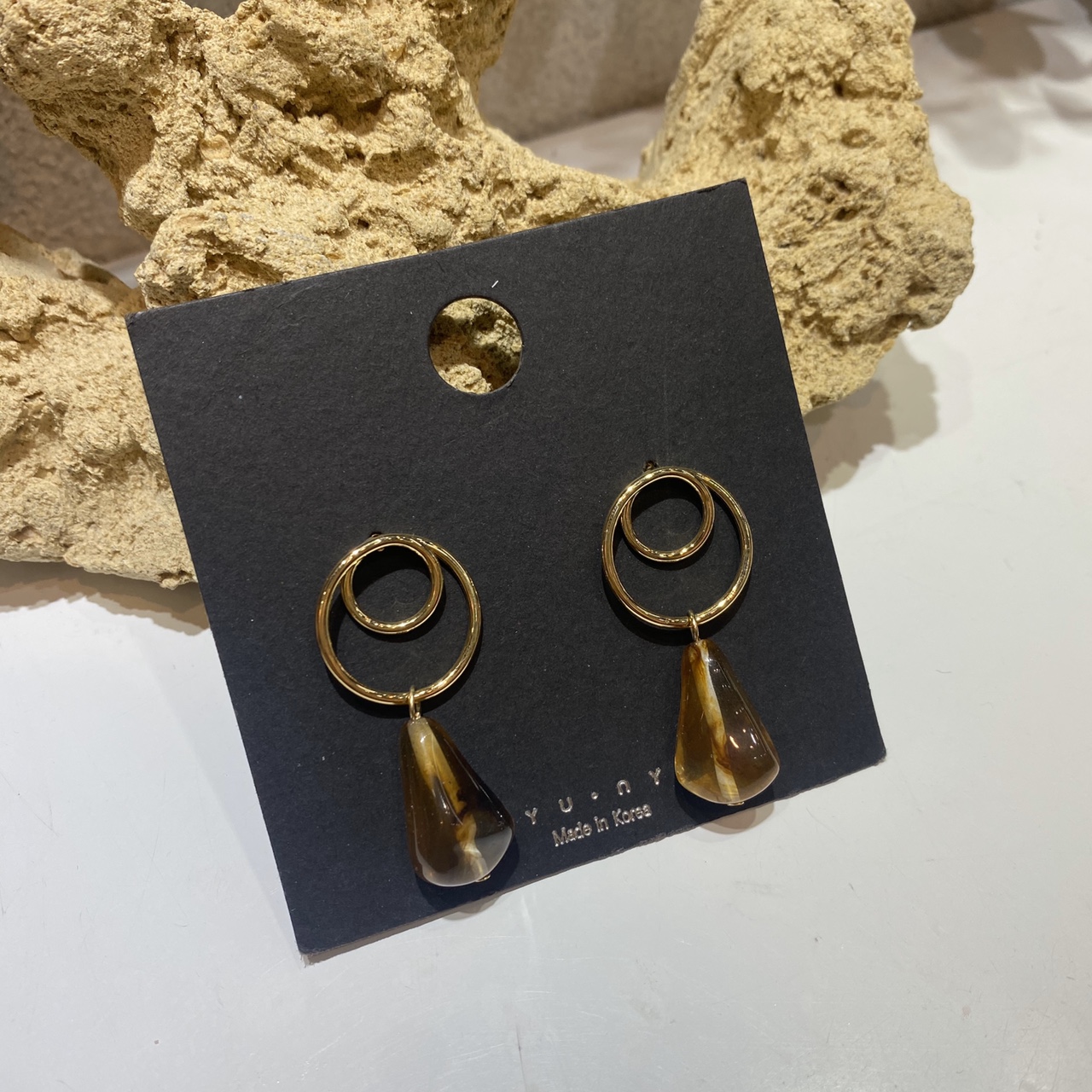 No alérgico mantener el color simple frío viento ligero moda resina pendientes stardew ornamentos 1