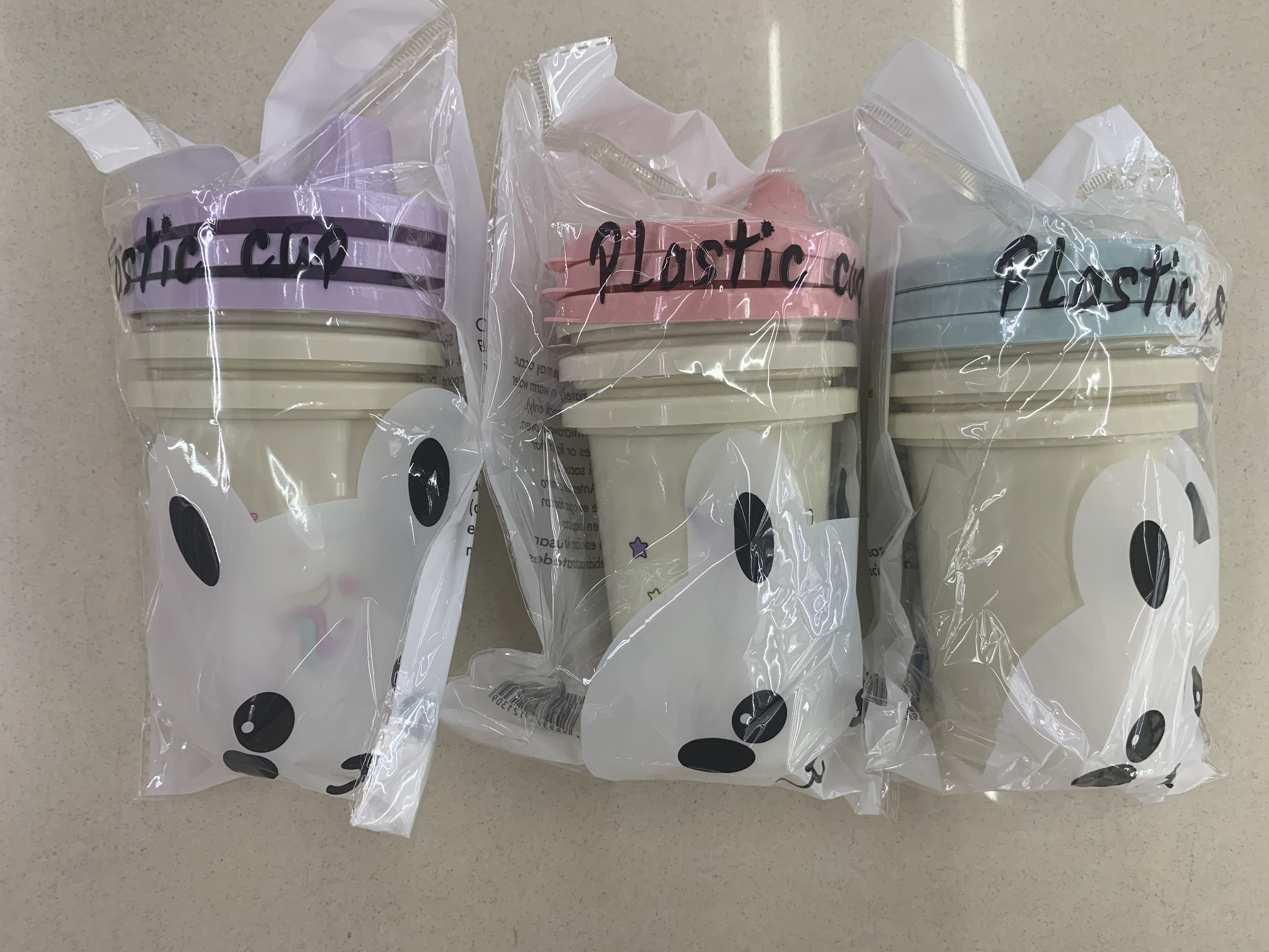 义乌好货 日用百货塑料制品 塑料吸水杯17290CY 儿童吸管水杯 卡通可爱印花详情图2