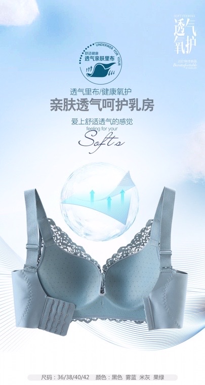 Lingflower 6348C copa sujetador details Picture