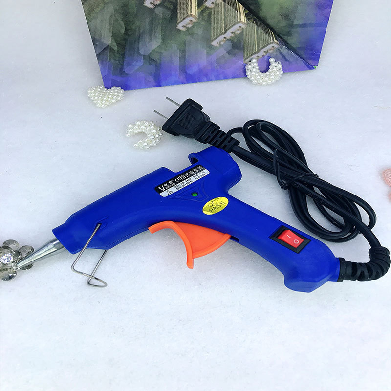 DIY hot melt glue gun with Yizhuo YZ constant temperature. Jiayide kD glue gun 20W-15W temperature-controlled hot melt gun 7MM Application Scenario
