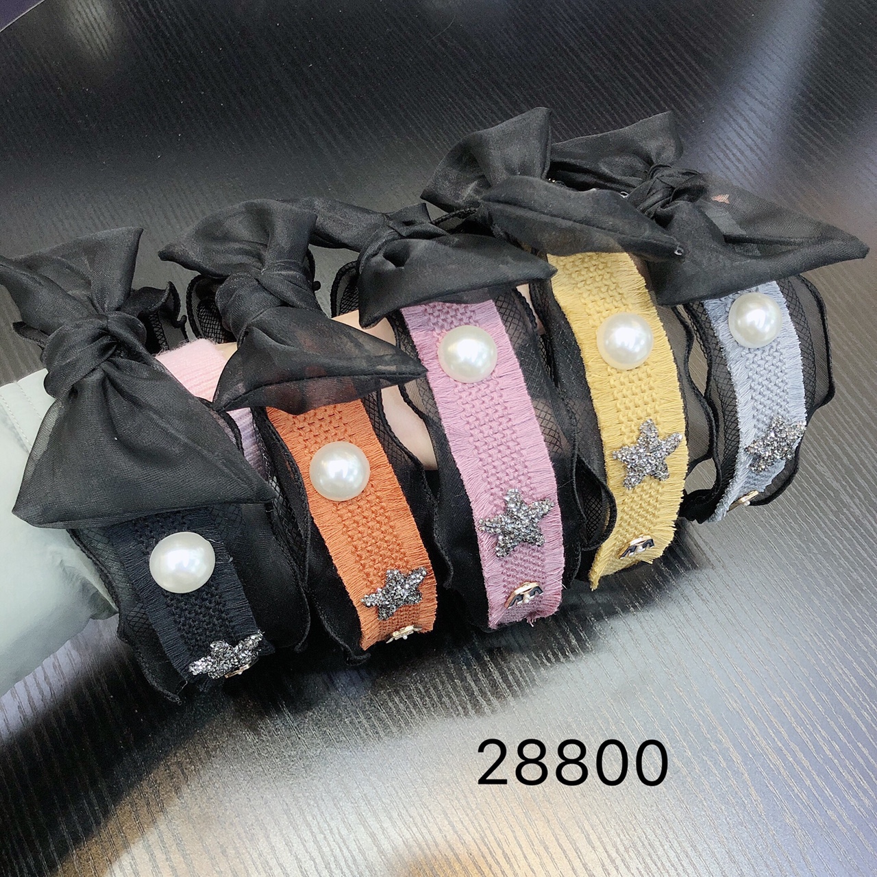 Hot-selling new hair accessories: Fashionable, versatile, simple hair band, elegant hair band, Korean-style hand-knotted fabric hair band, 28,800