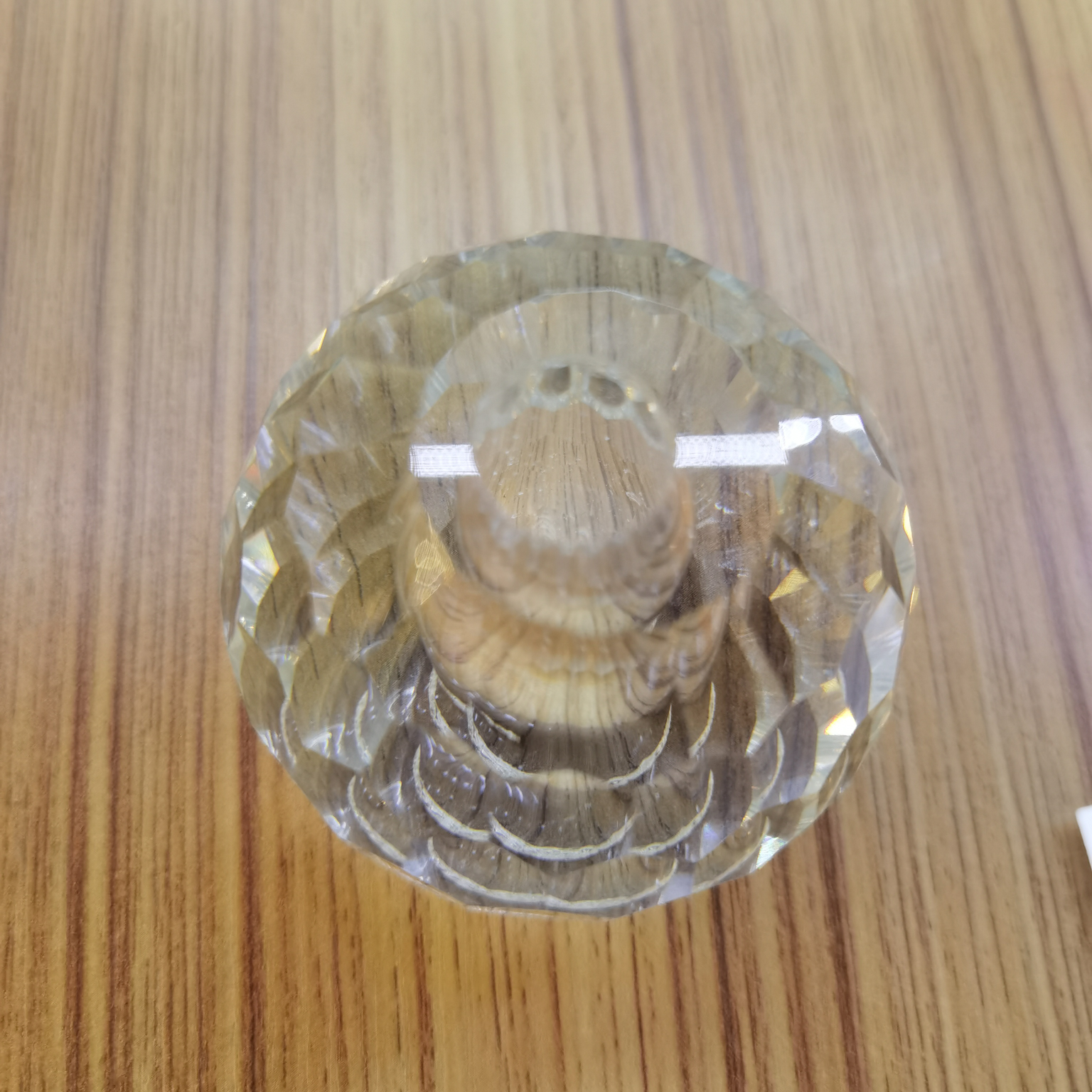 Crystal ball, crystal glass honeycomb surface, 13-hole middle hole ball, 40mm, 50mm, 60mm, 70mm, 80mm, Wanfu crystal 02312