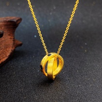 Double loop dripping pendant, fashion trend all match