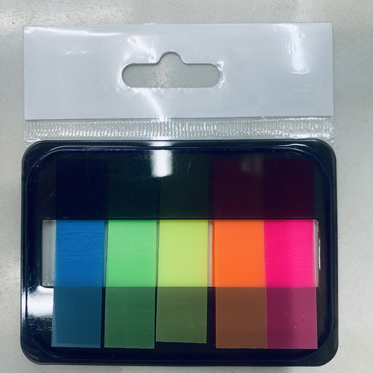 Bexdi Stationery Office Culture Learning Stationery Stationery Sticker Pet Box Fluorescent N Stickers 34
