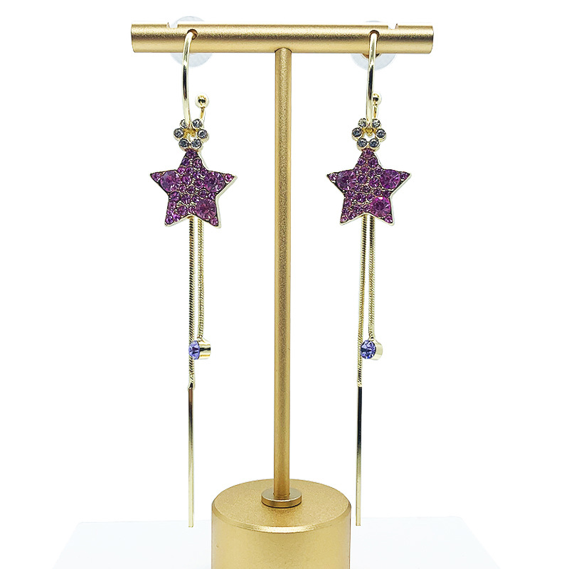 2021新款韩国925银针耳钉女简约耳环气质耳坠耳饰品流苏厂家批发 9详情图8