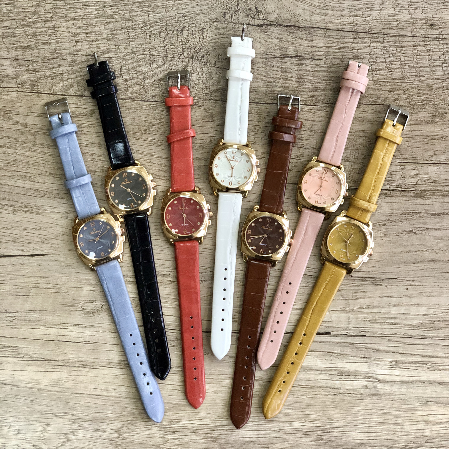 手表女时尚石英表皮带学生简约休闲女表5图