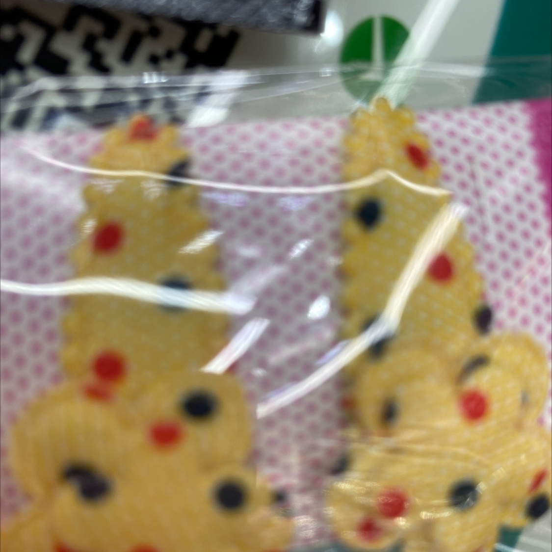 梅花圆点黄色布夹