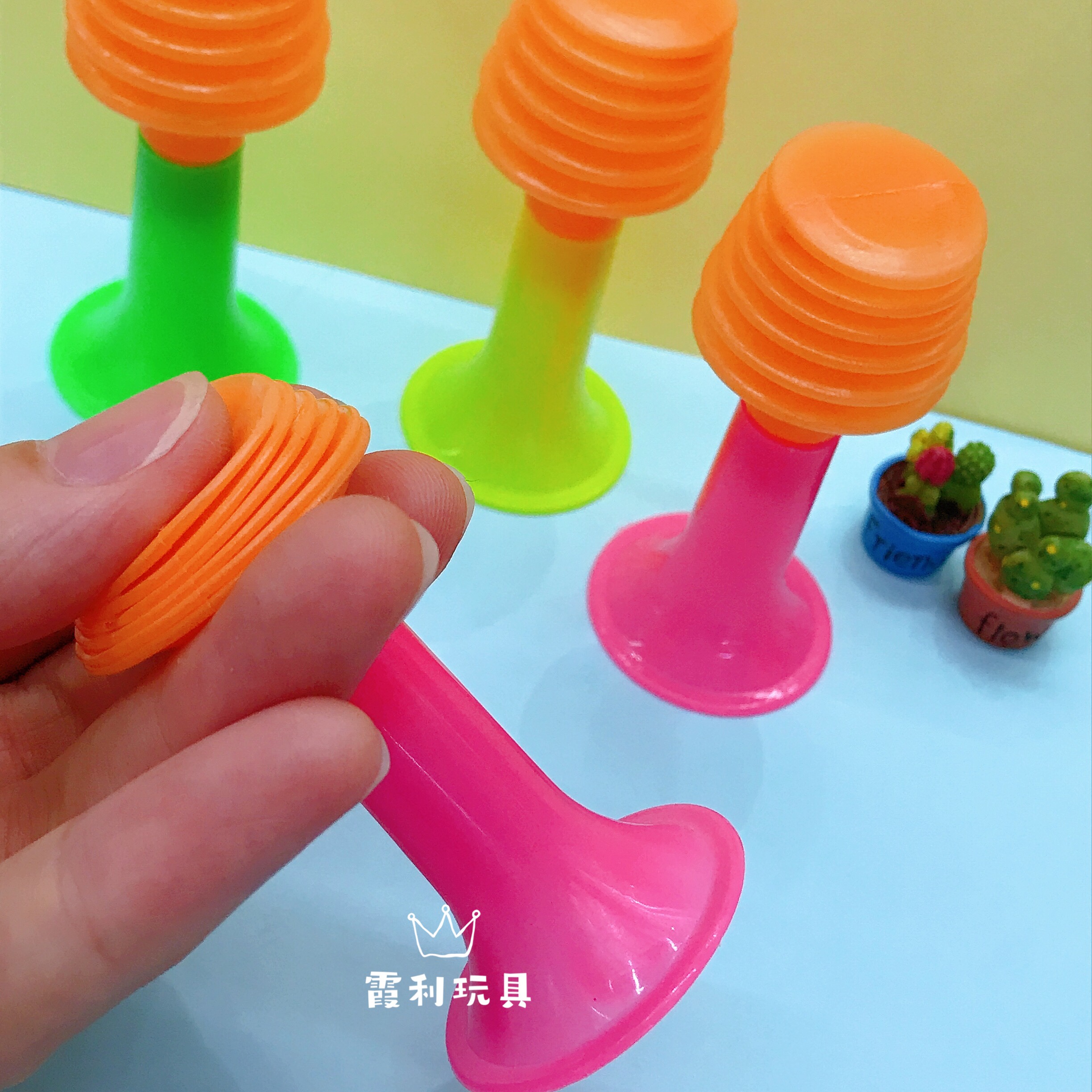 按压喇叭 儿童塑料玩具 赠品 扭蛋详情图2