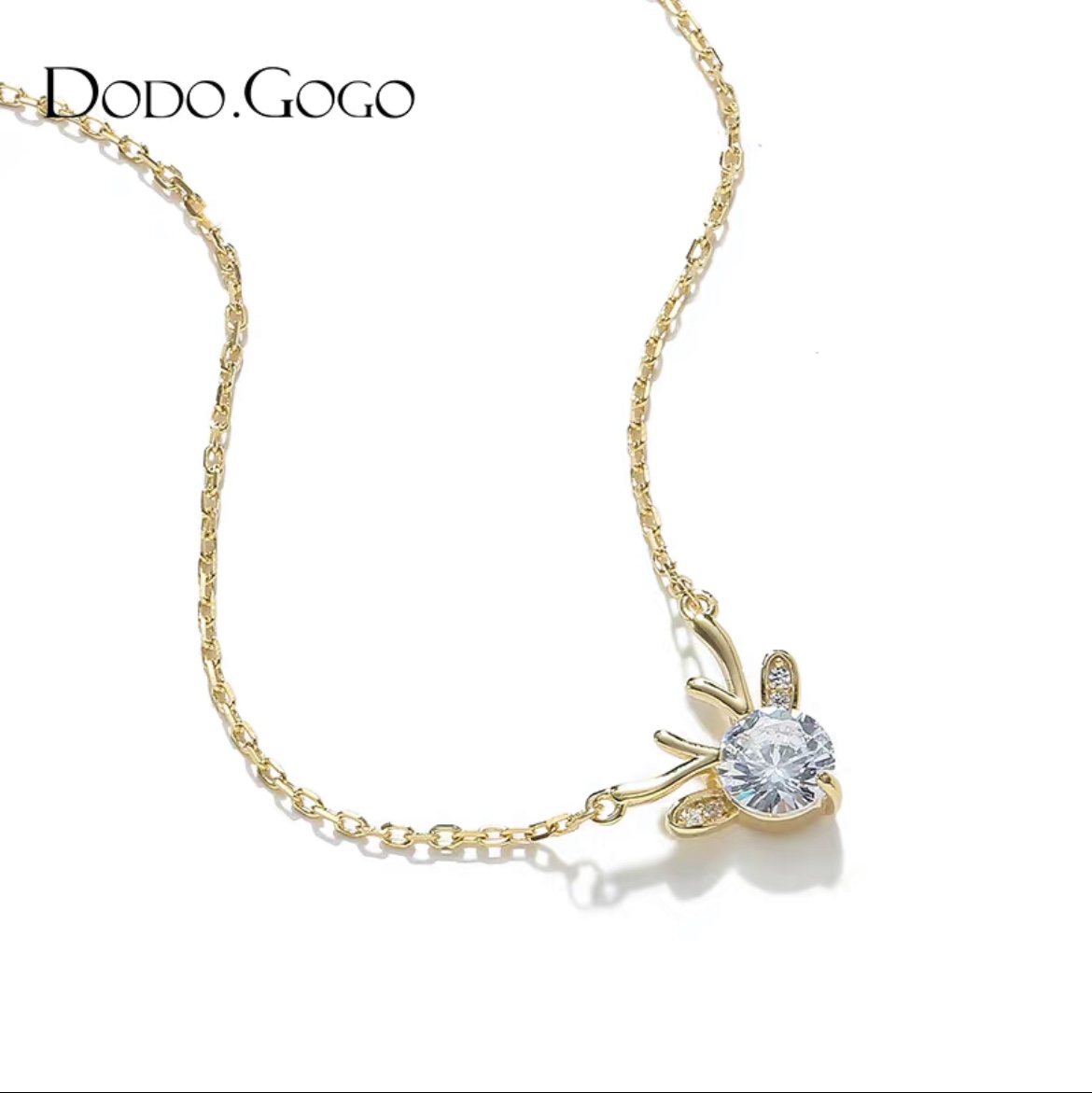 Deer head clavicle chain