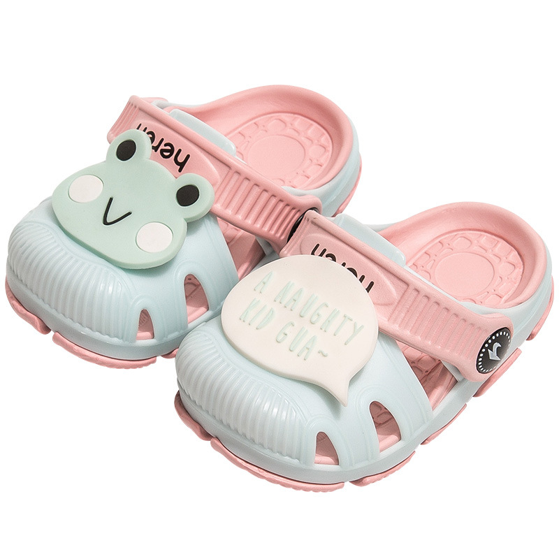 Little Deer Mili Baby Cool Slippers for 1-4 years old summer boys and girls cartoon anti-slip soft-soled children's clogs Application Scenario