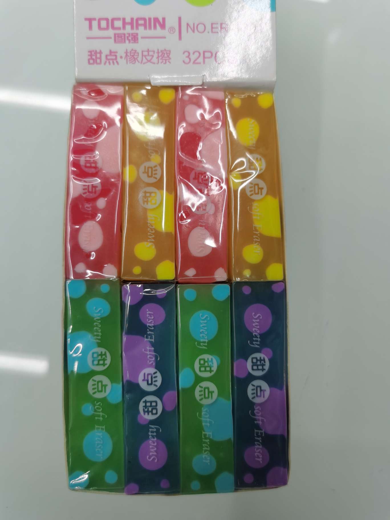 17062 Solid color quality eraser detail image 15