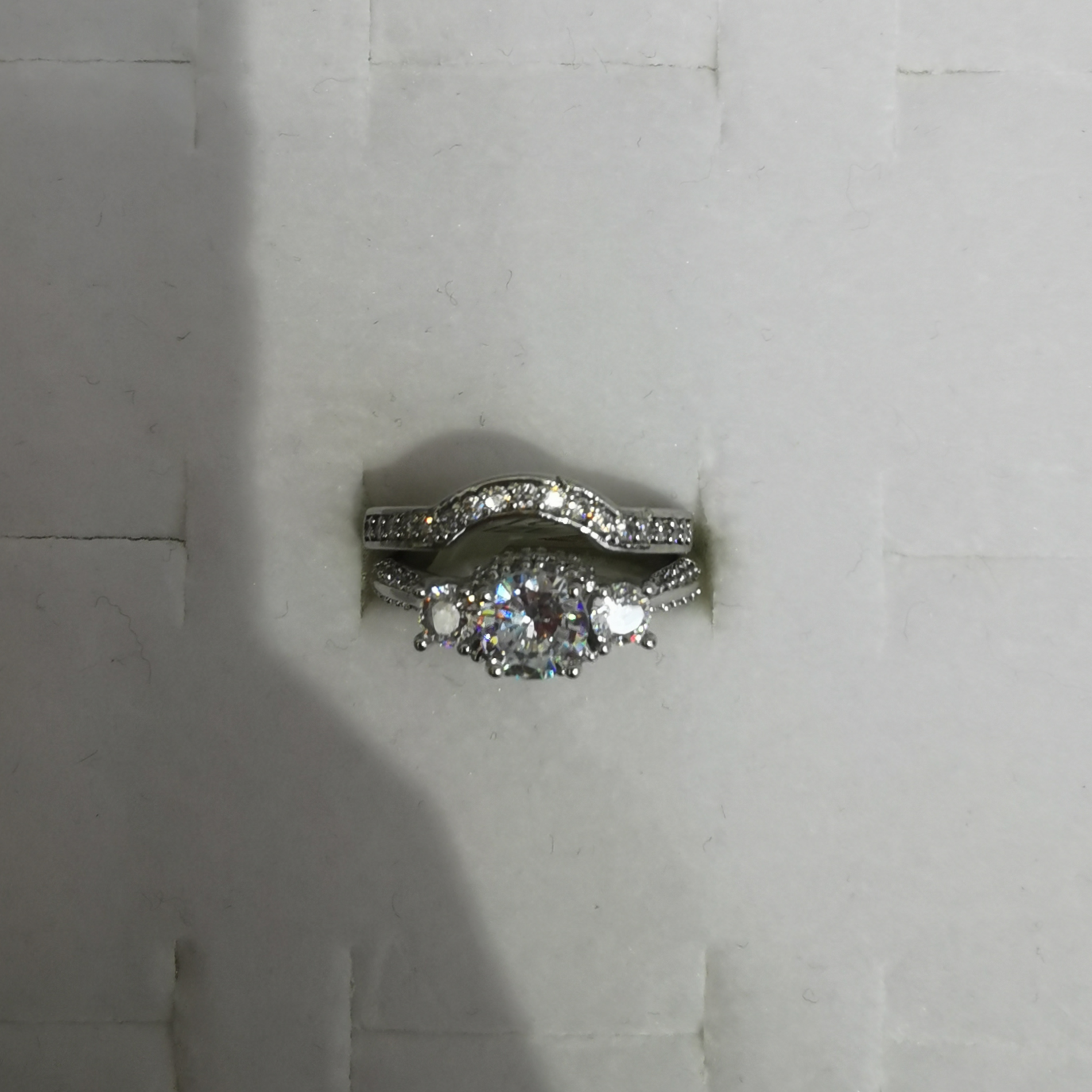 Combination ring silver full figure