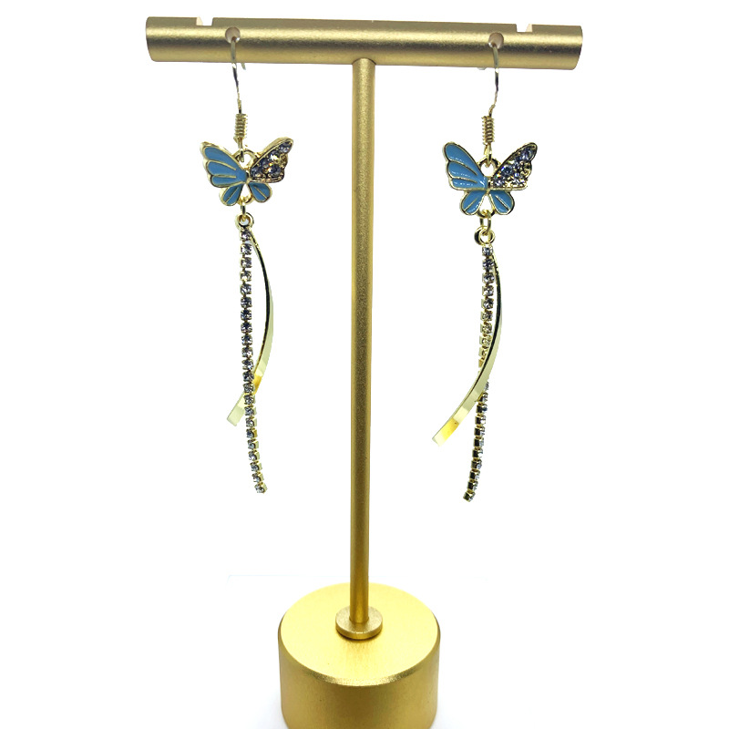 2021新款韩国925银针耳钉女简约耳环气质耳坠耳饰品流苏厂家批发 9详情图3