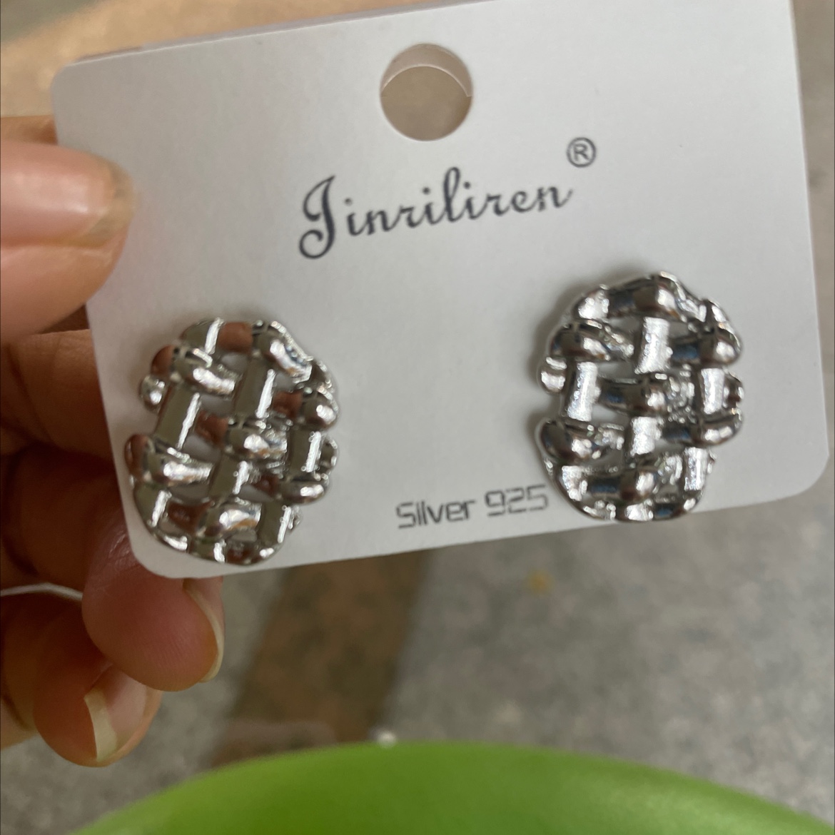 Today beauty Korean version of fashion earrings metal series products