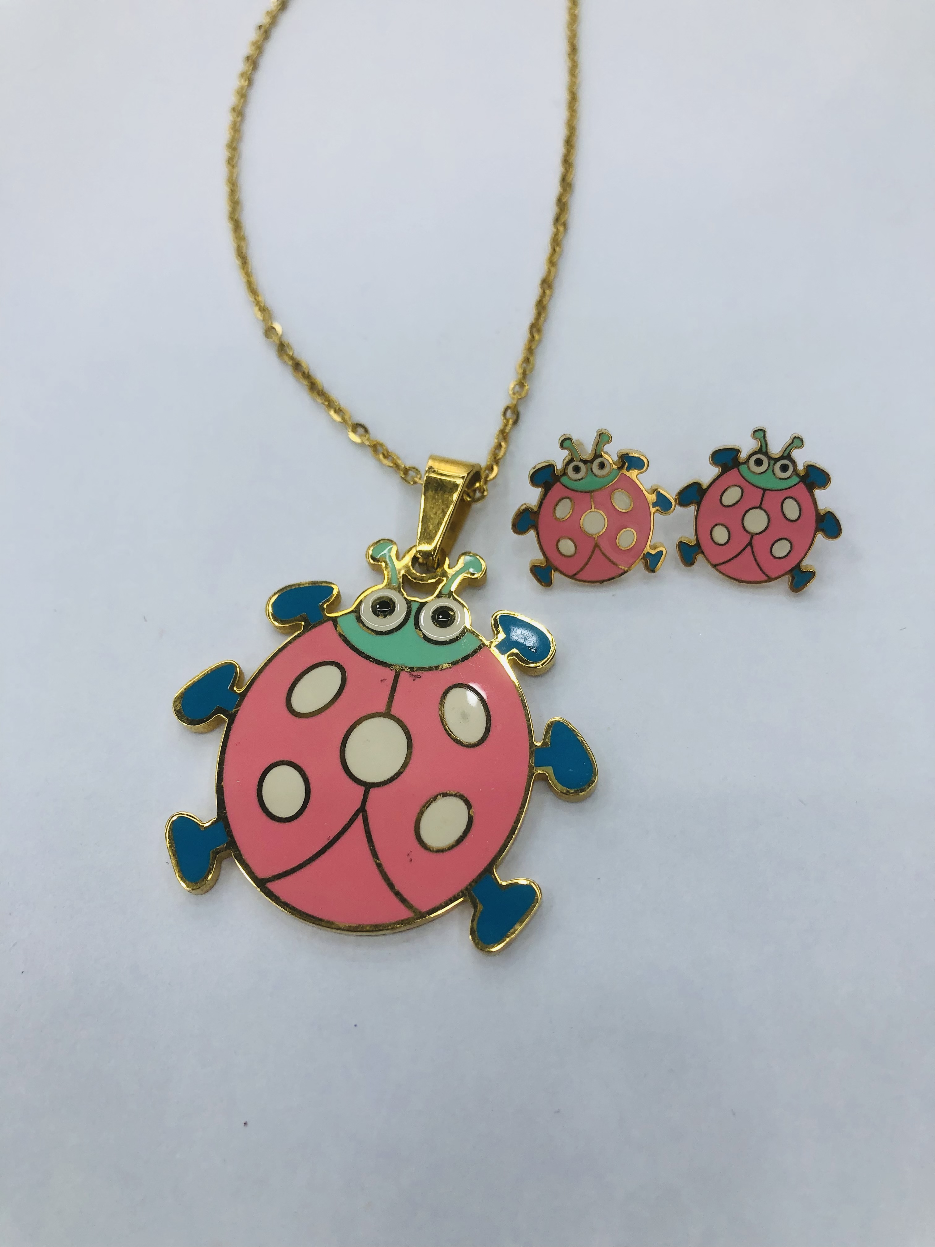 بدلة قطرات الزيت الخنافس 🐞 الطراز سلسلة Han Ban الترقوة Specification image
