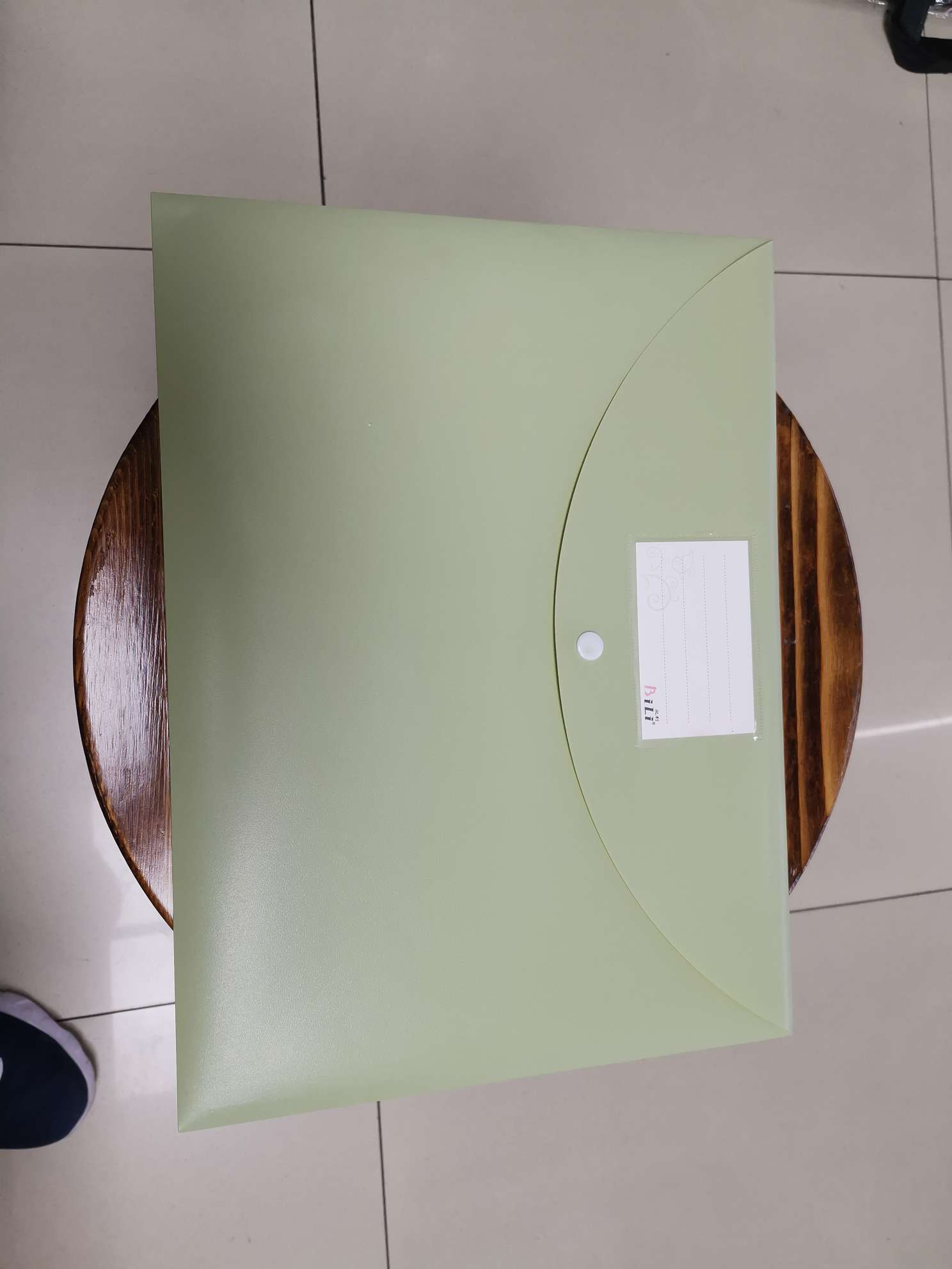 F10066F绿色文件袋详情图1