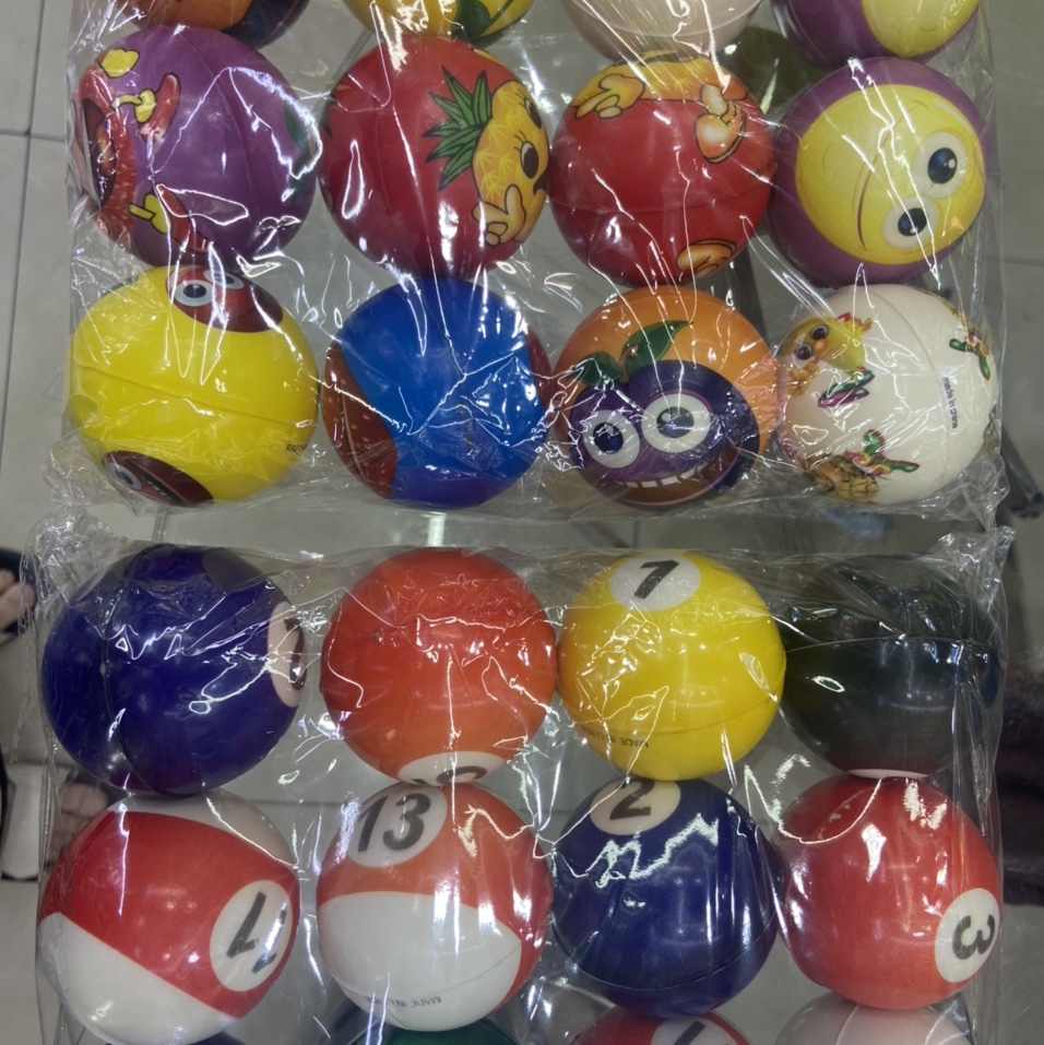 Venta directa de fábrica 6.3cm mezcla de estilo combinado 183 niñas y niños juguetes esponja bola de espuma para niños juguetes. 12/opp