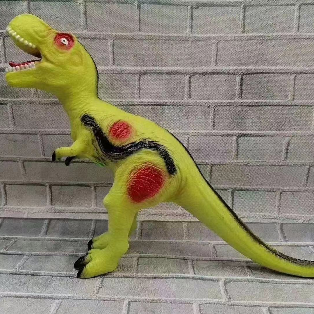 彩色花纹发音恐龙