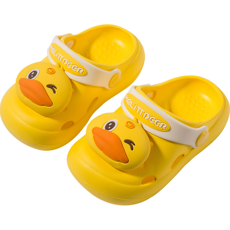 The new anti-slip soft-soled, light and odorless crocs, sandals and children's slippers from Little Deer Milia for babies aged 1-6 Item Picture