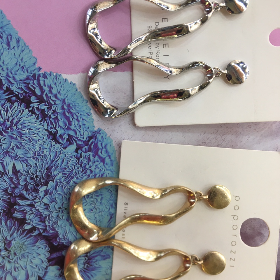 Network explosion 925 silver needle real gold electroplated alloy gourd needle earring girl