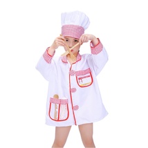 儿童演出服厨师职业制服，表演服装糕点师角色扮演 服装