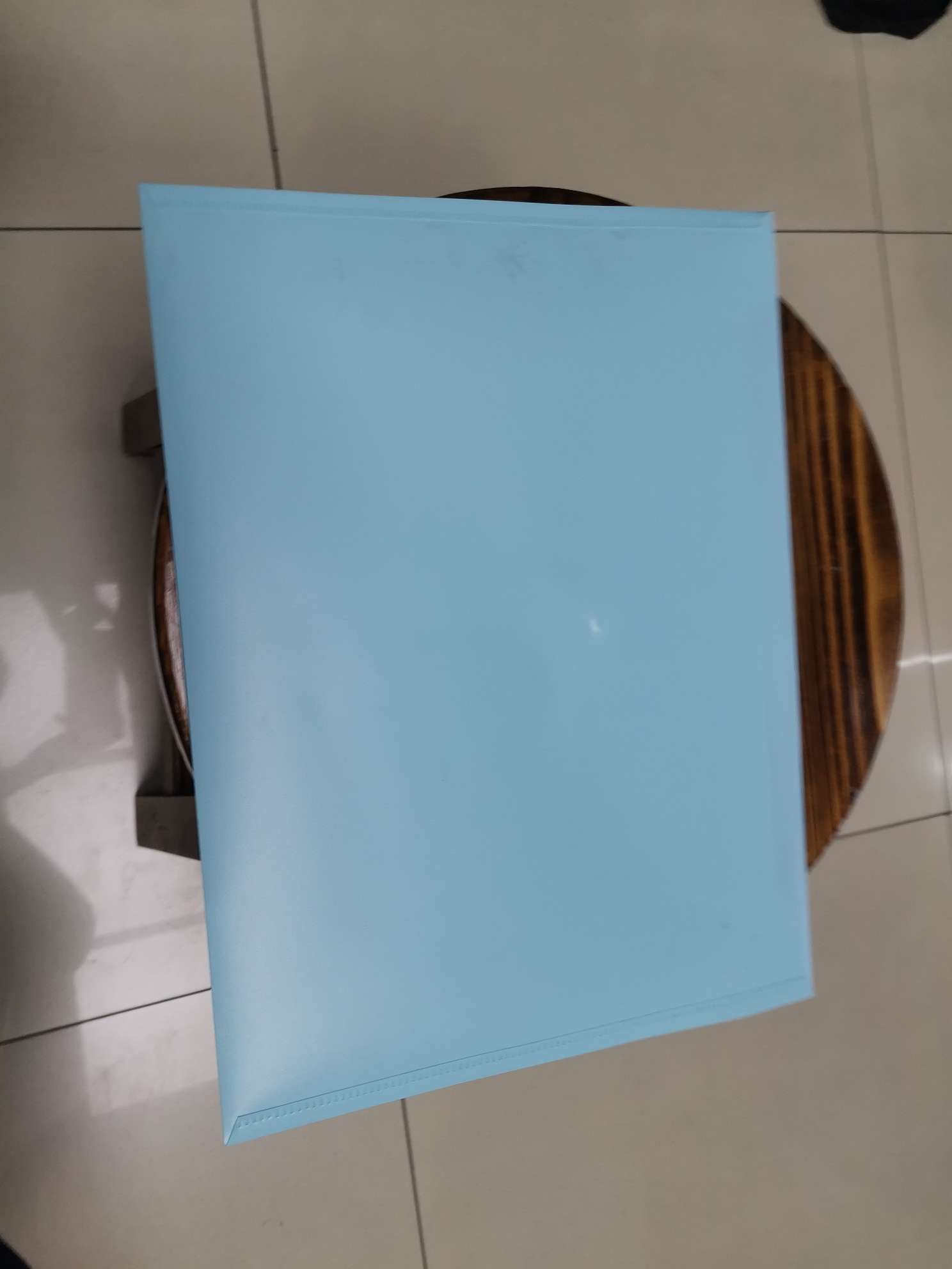 F10066F蓝色文件袋细节图