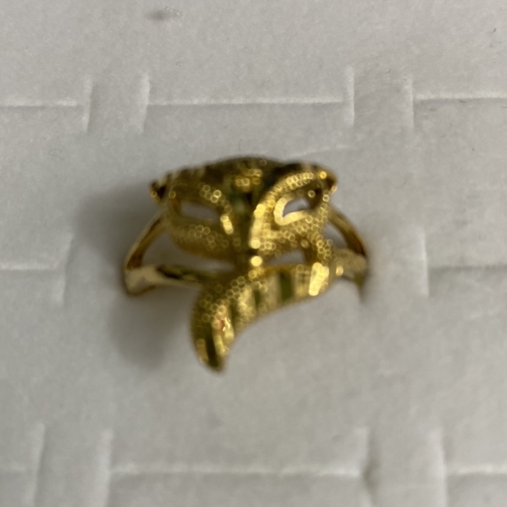 Electric 24K gold Big Fox fashion trend all-match ladies ring