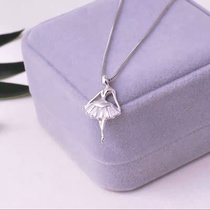 Dancing girl collarbone chain