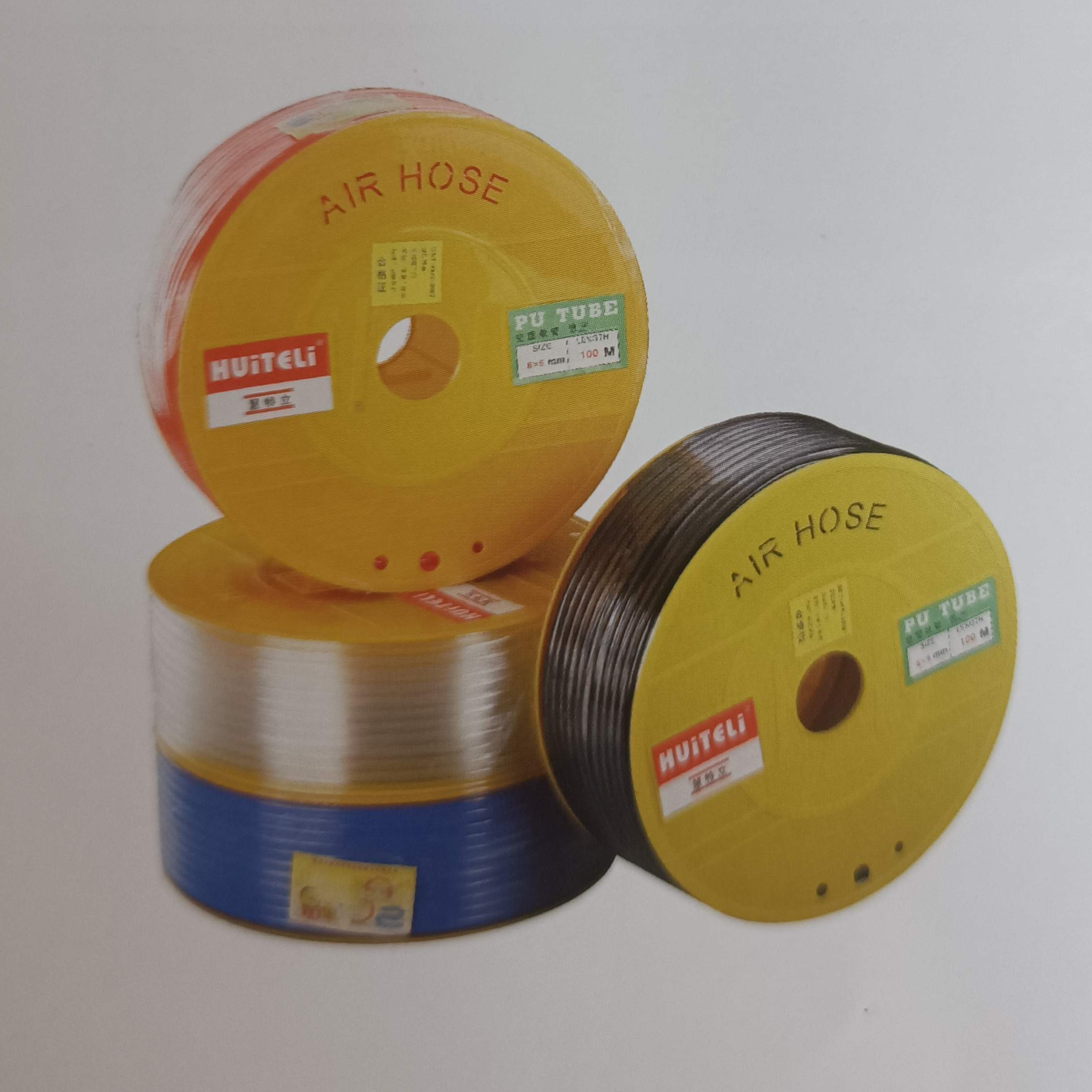 PU hose /PU hose (Three HPC brands) PU16×12 red/blue/Black/transparent 100M