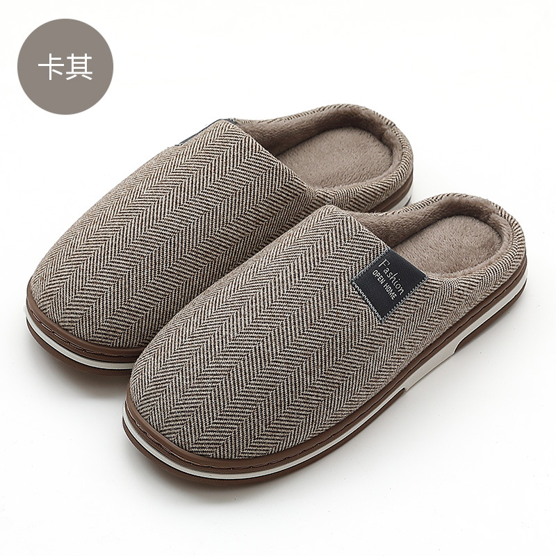 Cotton slippers for women, winter home, indoor use, thick-soled anti-slip and warm plush postpartum slippers for men wholesale Application Scenario