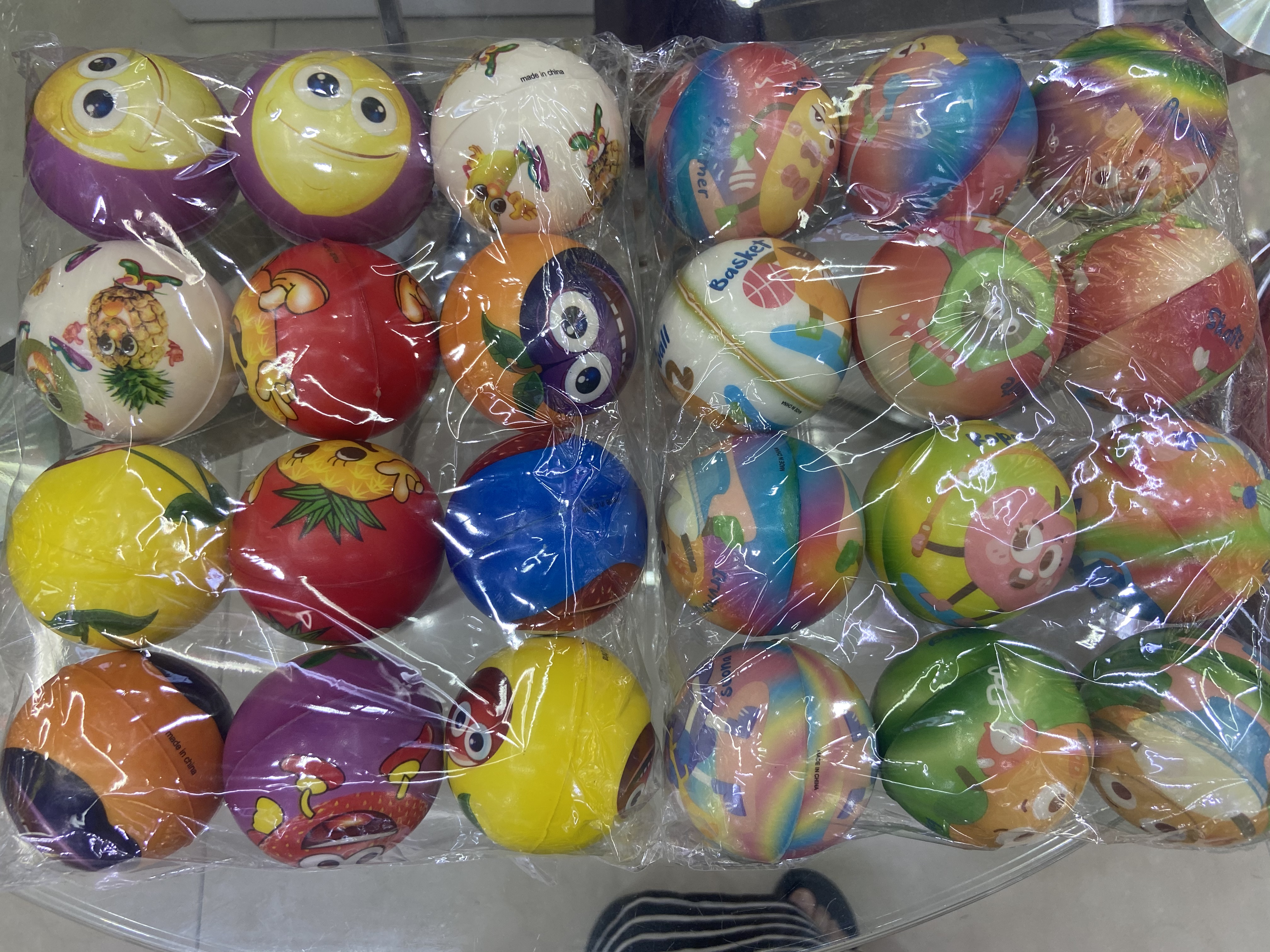厂家直销6.3公分混款组合147女孩男孩玩具海绵球发泡球儿童玩具.  12/opp详情图2