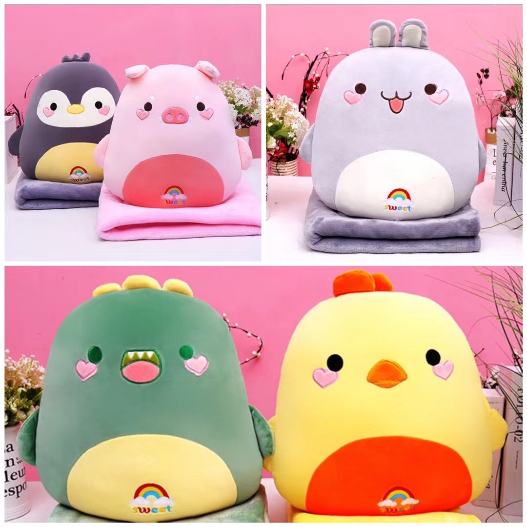 毛绒玩具空调被子产品图