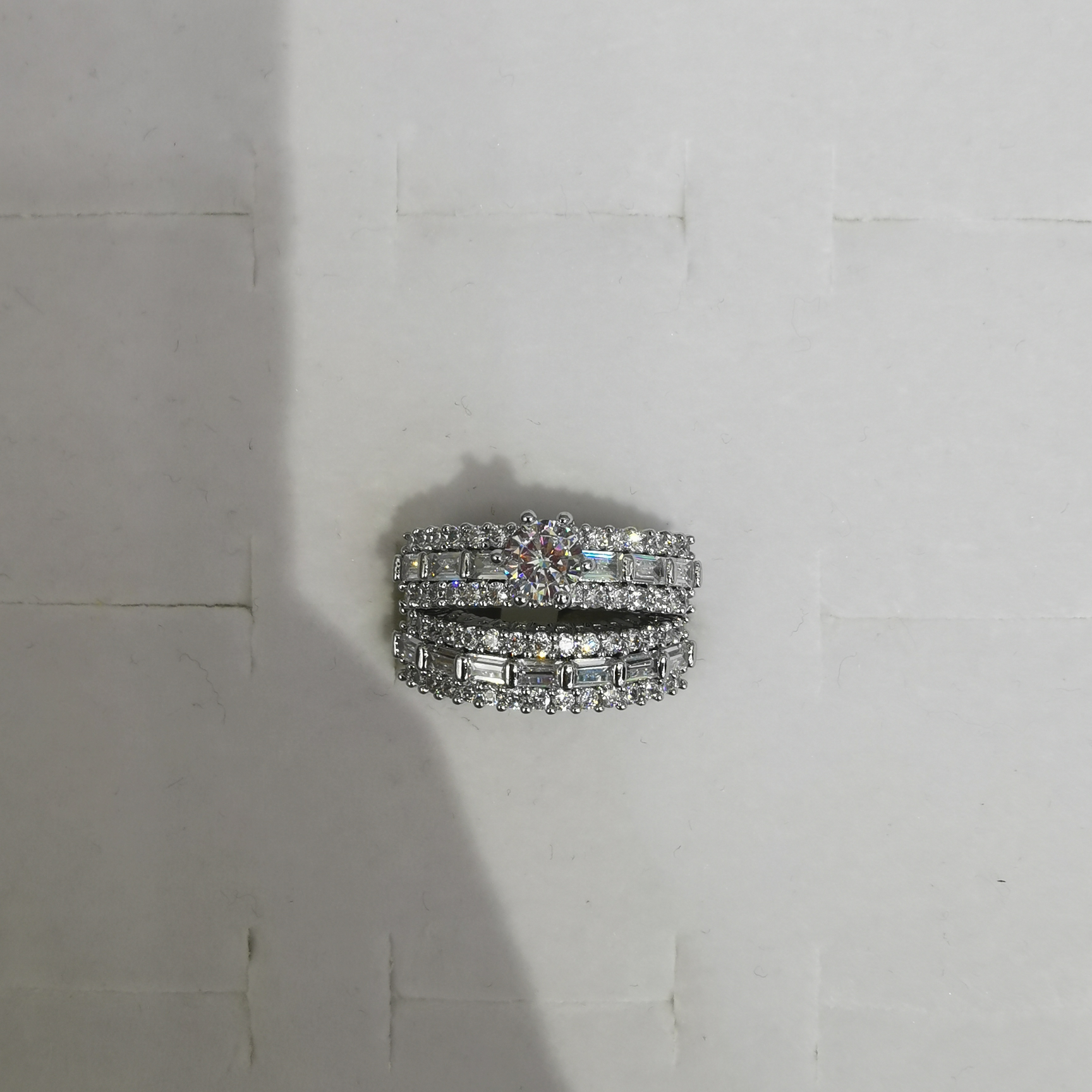Combination ring copper good-looking full figure