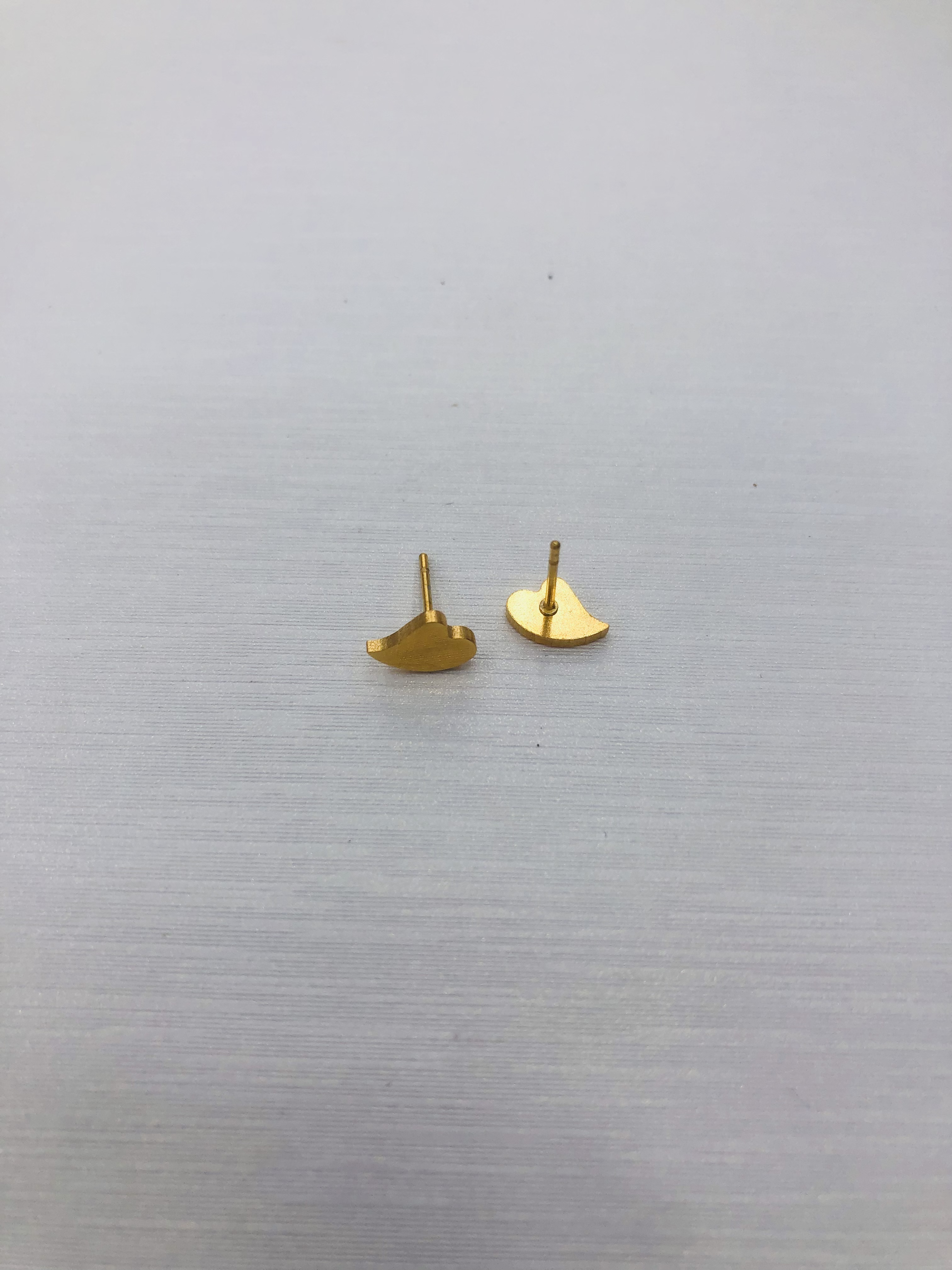Small and simple Korean-style stainless steel ear studs 16 details Picture