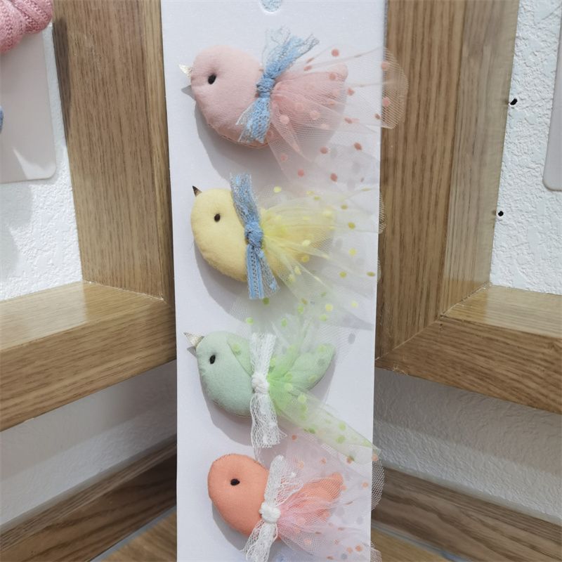 Cotton fabric cute bird accessory ----5 colors