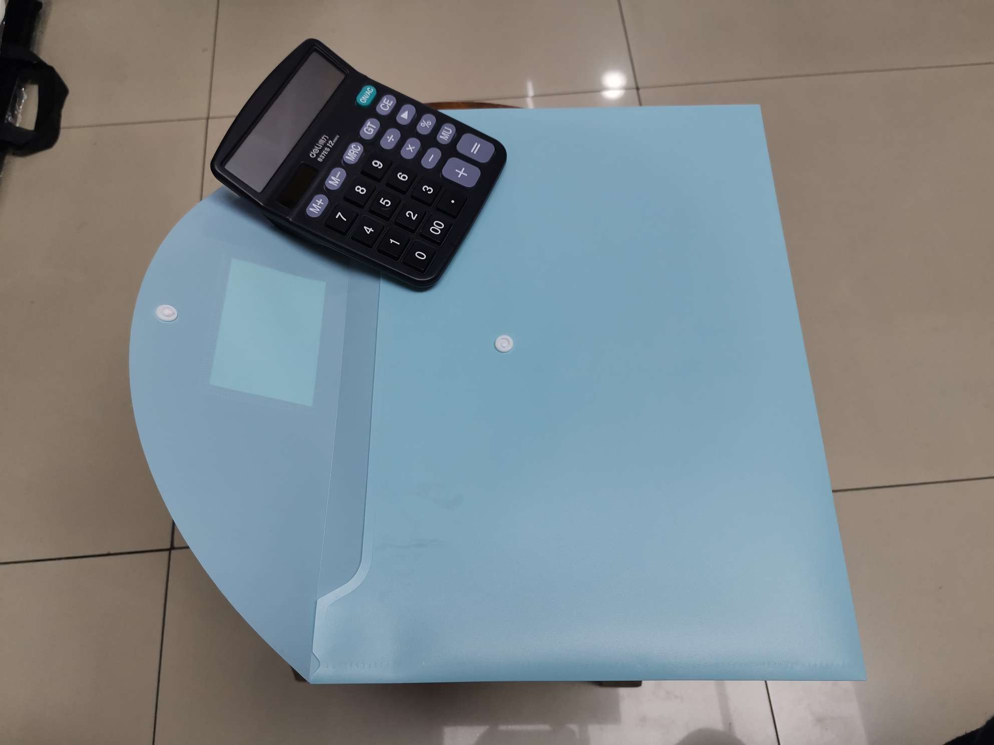 F10066F蓝色文件袋产品图
