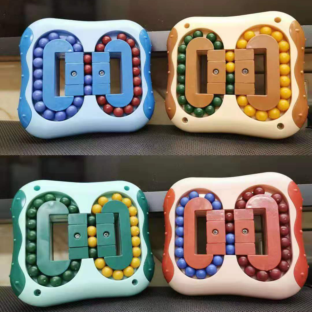 减压魔豆，四色混装，彩盒包装，爆款产品