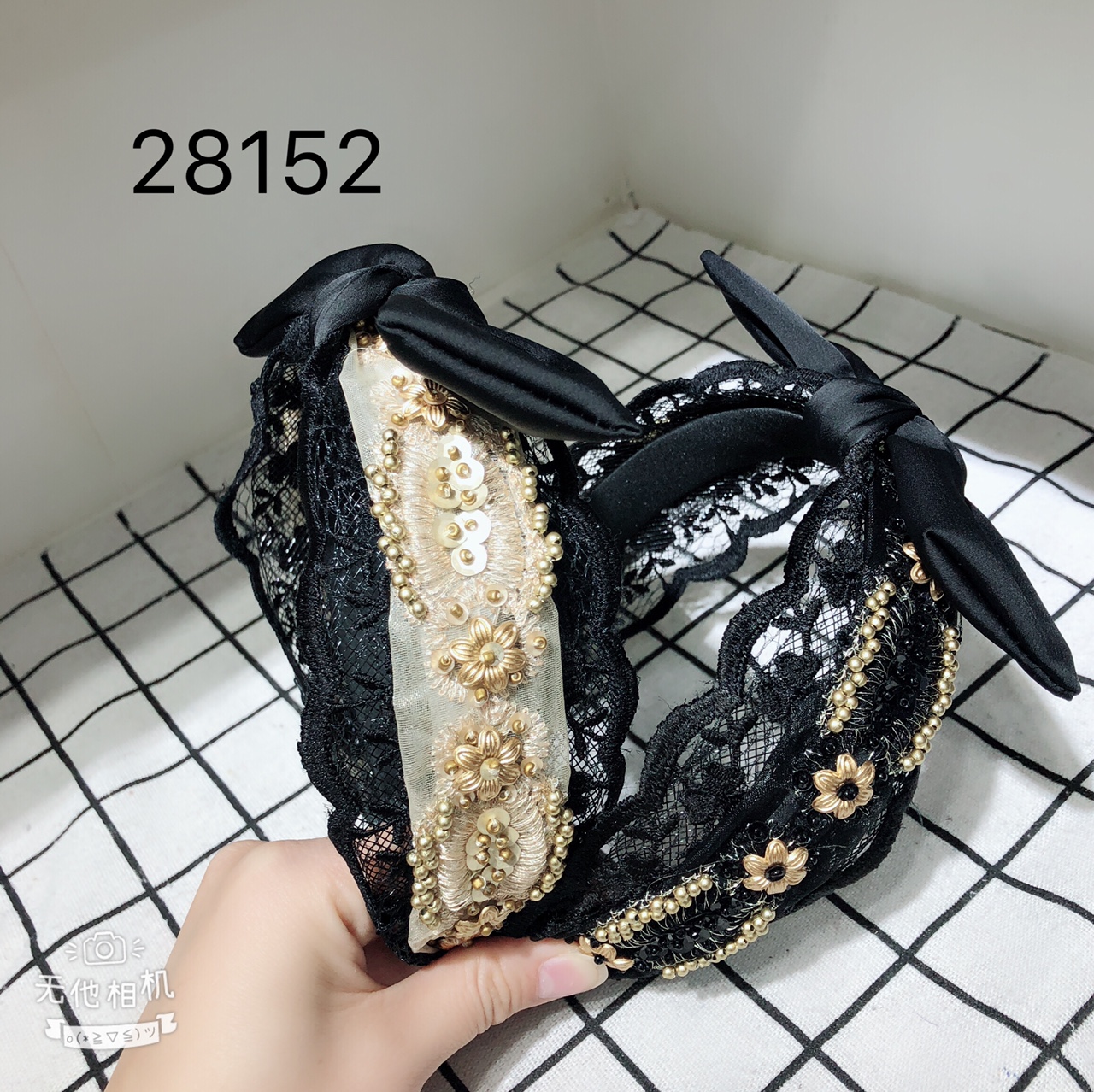 热销新款发饰时尚百搭简约发带头箍优雅发箍韩版手工打结布艺发箍发箍28152