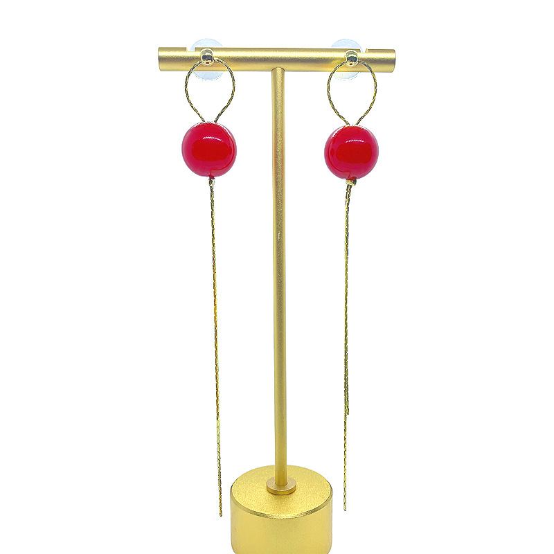 2021新款韩国925银针耳钉女简约耳环气质耳坠耳饰品流苏厂家批发 9详情图5