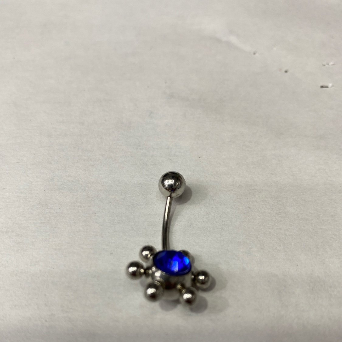 欧美爆红酷酷不锈钢肚脐钉简约个性潮流网红爆款穿刺饰品细节图