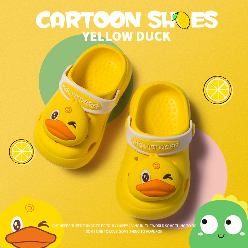 The new anti-slip soft-soled, light and odorless crocs, sandals and children's slippers from Little Deer Milia for babies aged 1-6