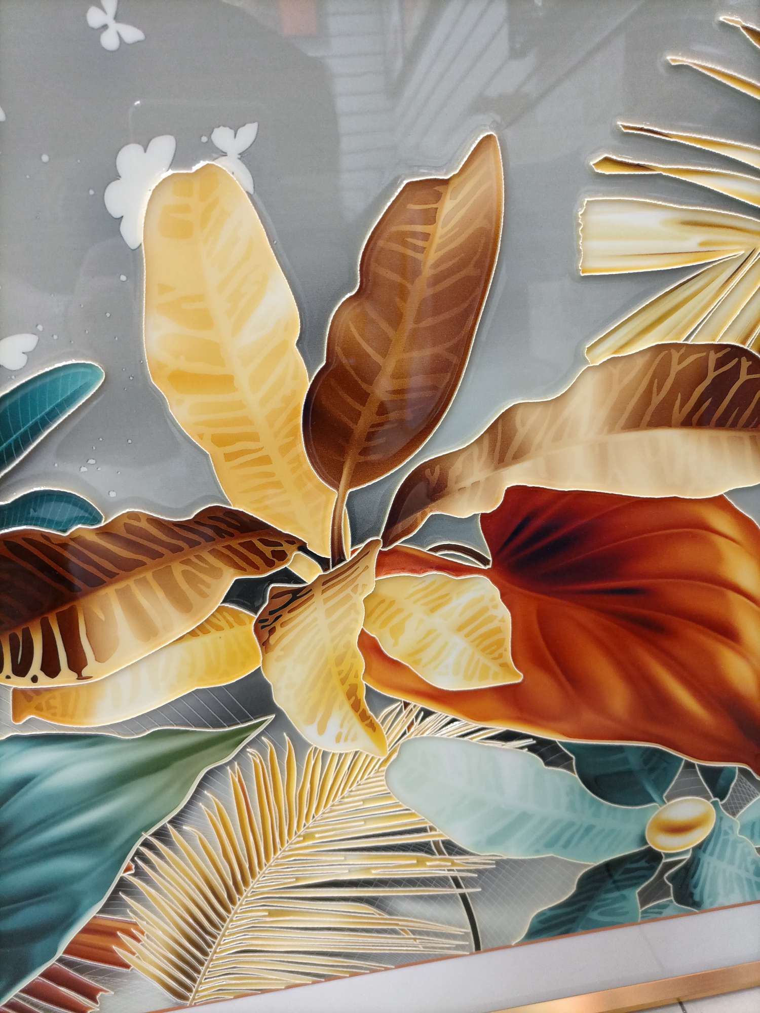 Enamel Relief High Quality Decorative Painting Using High Temperature Environmental Protection Plate Carefully Produced Picture Color Delicate Beautiful Relief Effect Metal Texture Super New Generation Of Innovative Arts And Crafts! full figure