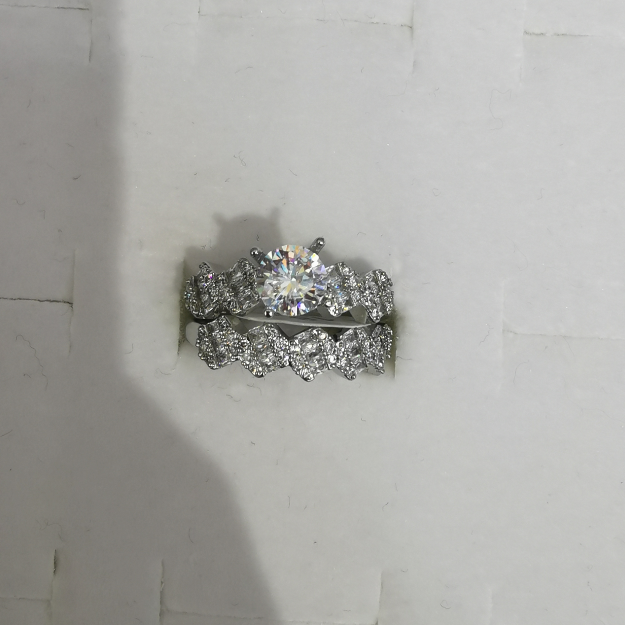 Combination ring explosive copper zircon full figure