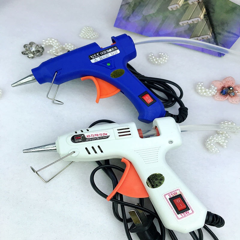 热熔胶枪DIY亿卓YZ恒温。佳易得kD胶枪20W-15W可控温热熔枪7MM 