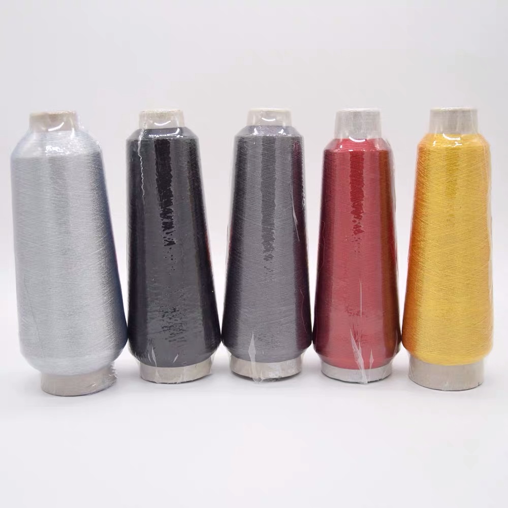 50D75D彩色超细金银线手工DIY金属线 亮金色金属丝电脑绣花金丝线详情图3