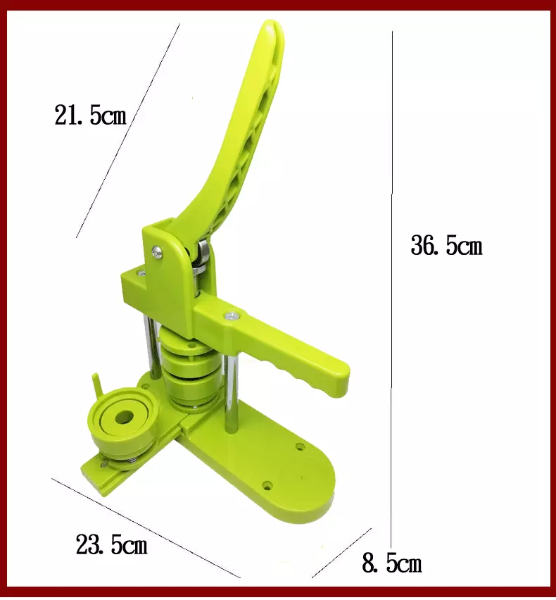 DC-108套餐 胸章机设备 徽章机器 马口铁定制衣襟徽章定做美术机构定制设备详情图4