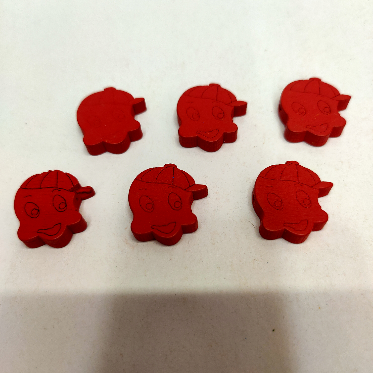 Manufacturers direct wooden accessories little boy head big red